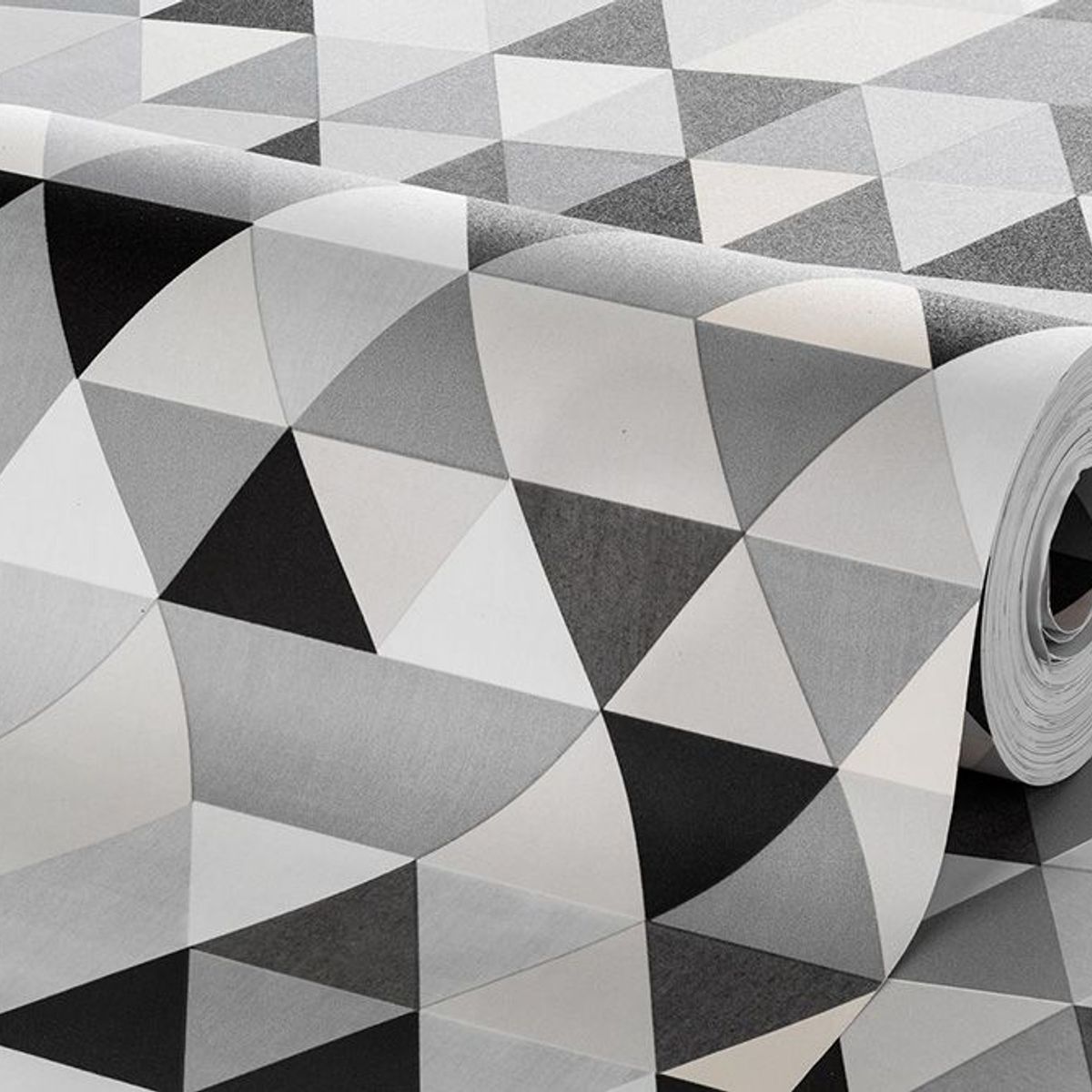 Papel de Parede Geométrico Preto Revex, marca Revex - Foto 2