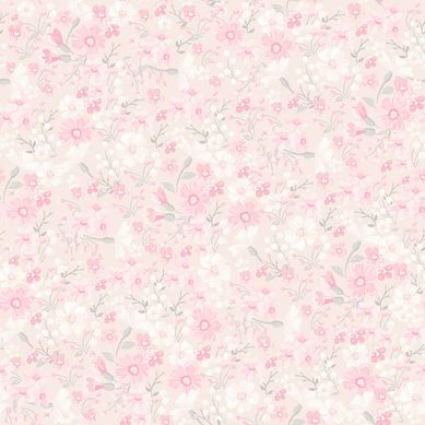 Papel de Parede Florzinha Rosa Revex