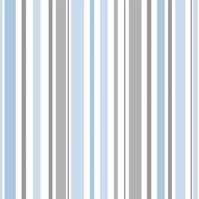 Papel de Parede Listras Azul e Cinza Revex