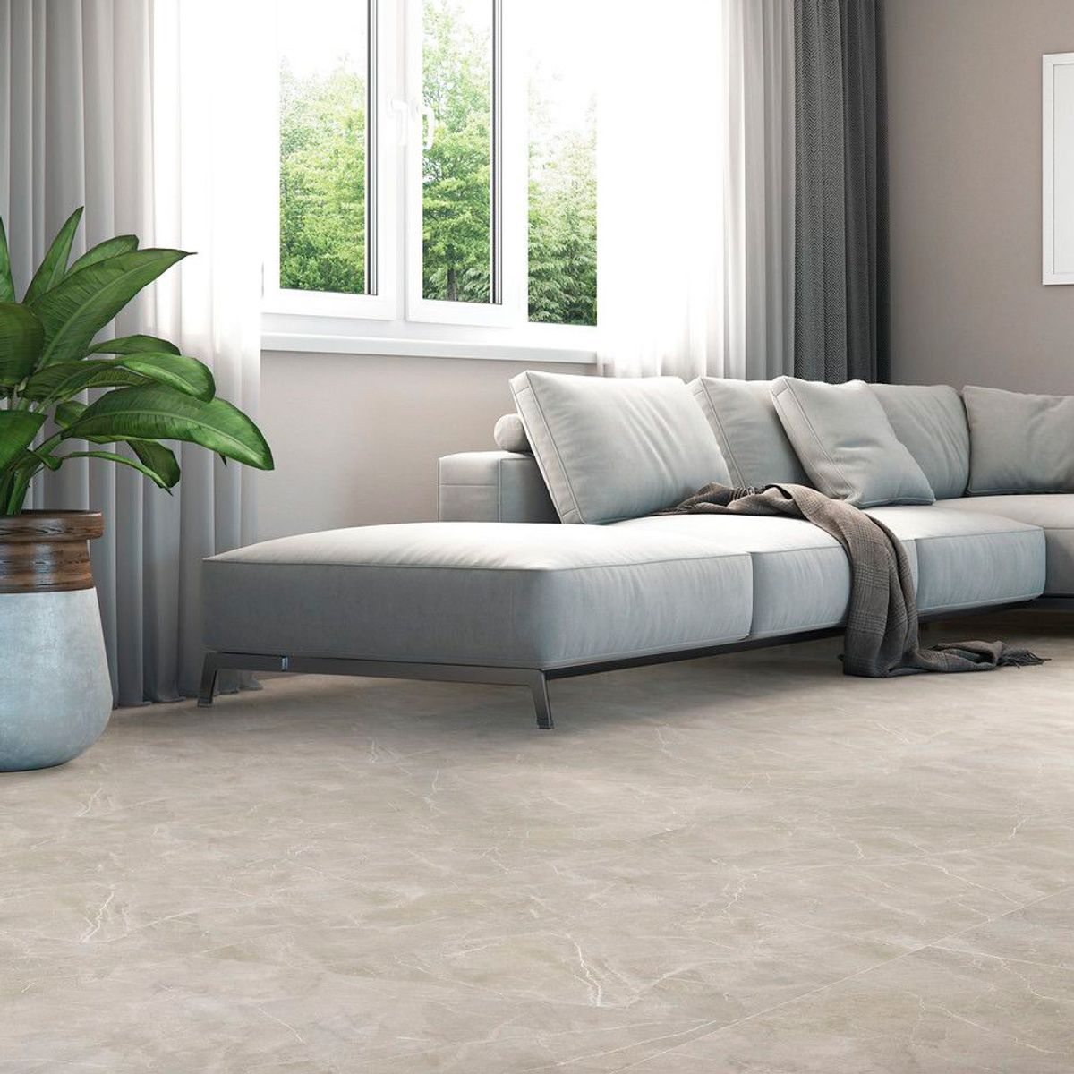 Porcelanato Luxury 84 x 84 Esmaltado Hd Caixa 2,12m² Elizabeth, marca Elizabeth - Foto Principal