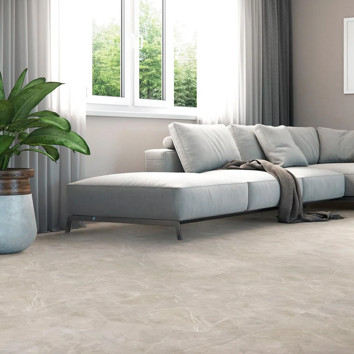 Porcelanato Luxury 84 x 84 Esmaltado Hd Caixa 2,12m² Elizabeth, marca Elizabeth - Foto Principal