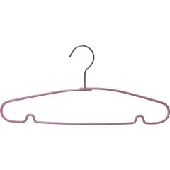Conjunto com 10 Cabides de Plástico Rosa Just Home Collection