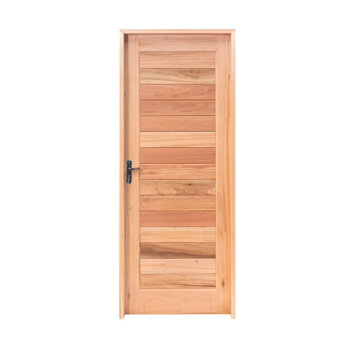 Porta Montada de Giro Madeira Macica Eucalipto Natural Direita 213x84,5x12cm Ripada, marca Esel - Foto Principal