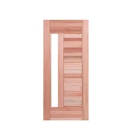 Folha de Porta Madeira Macica Eucalipto Natural 210x112x3,1cm BBR-Visor