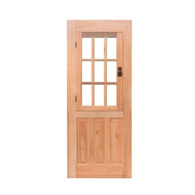 Folha de Porta Madeira Macica Eucalipto Natural 210x82x3,1cm Postigo