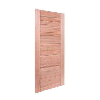 Folha de Porta Madeira Macica Eucalipto Natural 210x122x3,1cm BBB-R
