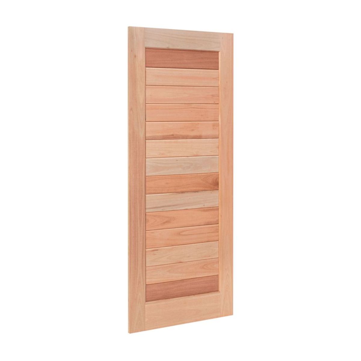 Folha de Porta Madeira Macica Eucalipto Natural 210x92x3,1cm Ripada, marca Esel - Foto Principal