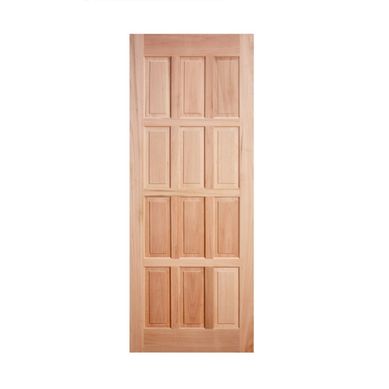 Folha de Porta Madeira Macica Eucalipto Natural 210x82x3,1cm Almofada