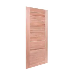 Folha de Porta Madeira Macica Eucalipto Natural 210x92x3,1cm BBB-R
