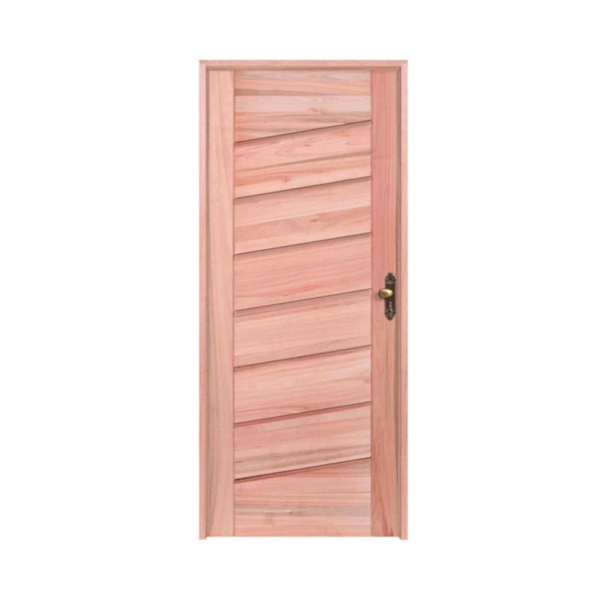 Porta Montada de Giro Madeira Macica Eucalipto Natural Direita 213x74,5x12cm BBB-R, marca Esel - Foto Principal
