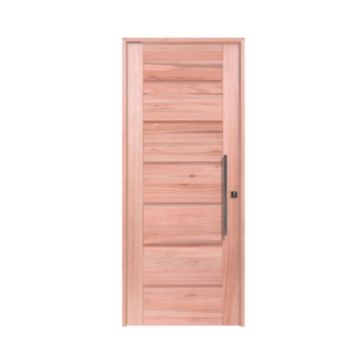 Porta Montada Pivotante Madeira Macica Eucalipto Natural Esquerda 214x117x14cm BBB-R, marca Esel - Foto Principal