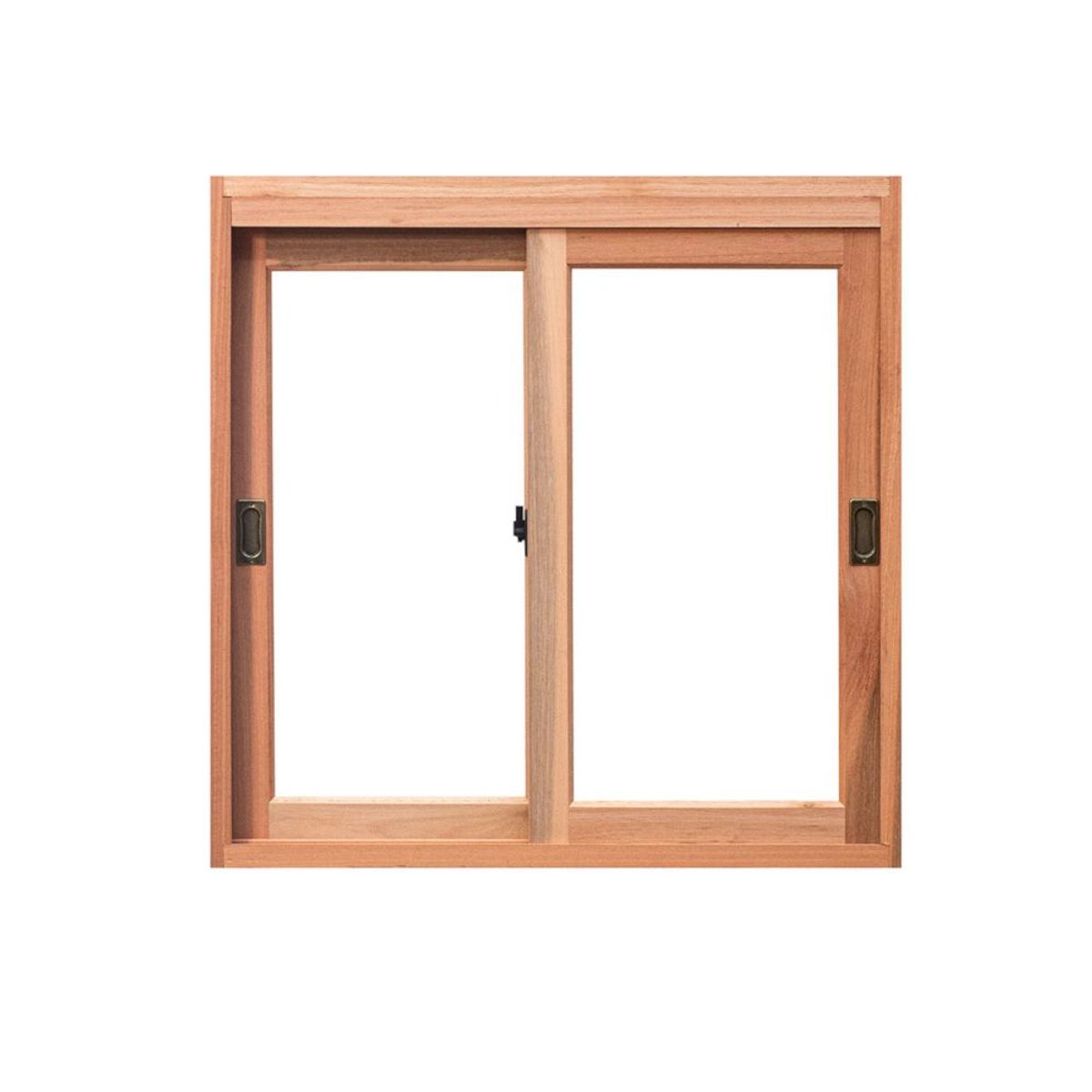 Janela de Correr Madeira Eucalipto Natural 2 Folhas Móveis 120x140x12cm Gold, marca Esel - Foto Principal
