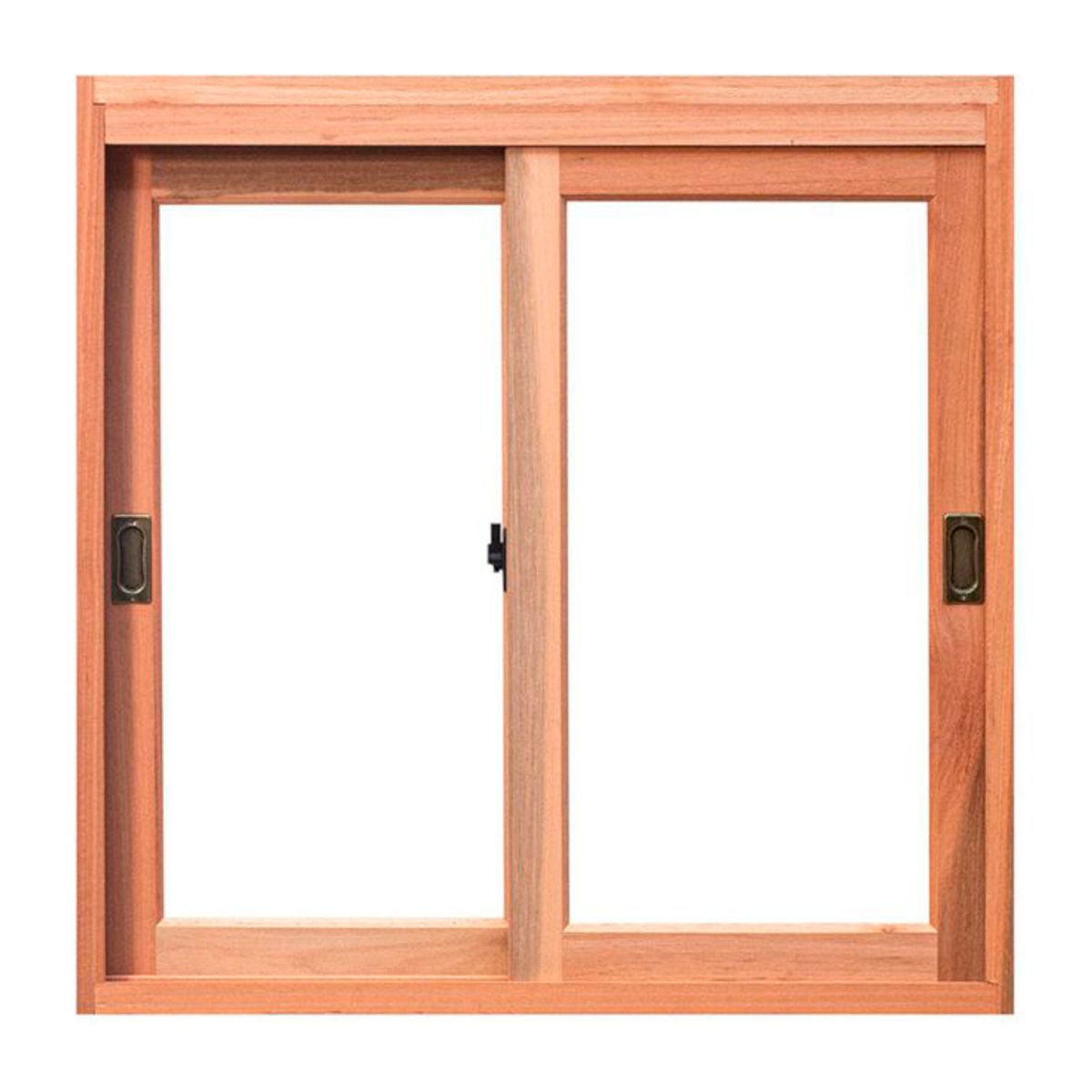 Janela de Correr Madeira Eucalipto Natural 2 Folhas Móveis 100x180x12cm Gold, marca Esel - Foto Principal