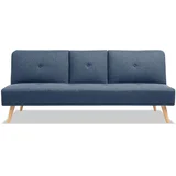 Sofá Futon Hobbs Azul Just Home Collection