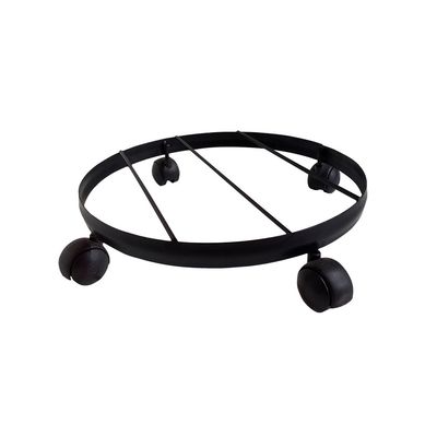 Suporte de cho para Vasos  32cm com rodas preto