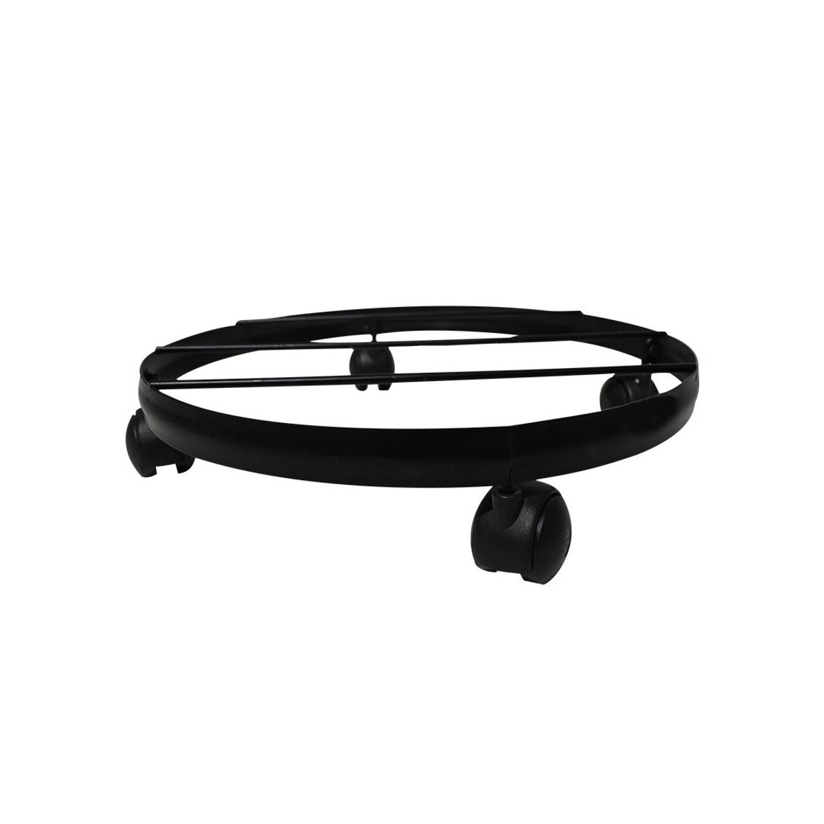 Suporte de chão para Vasos  32cm com rodas preto, marca Alambre - Foto 2