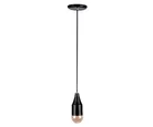 Pendente B/1 Calegari Aluminio Preto ARS Iluminação ARS Iluminação