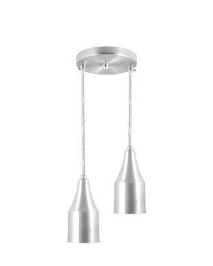 Pendente B/2 Calegari Alumnio Escovado Neo Iluminao