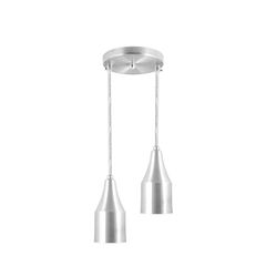 Pendente B/2 Calegari Aluminio Escovado ARS Iluminação