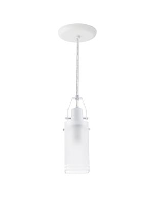 Pendente B/1 Cristal Quadrado Branco Neo Iluminao