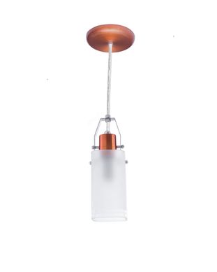 Pendente B/1 Cristal Quadrado Cobre Neo Iluminao