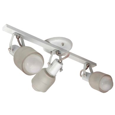 Spot B/3 Trilho Difusor Vidro Branco Neo Iluminao