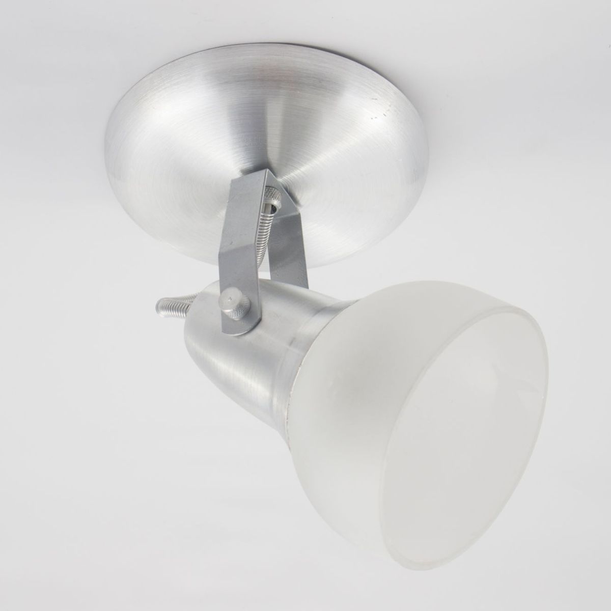 Spot B/1 Escovado Aluminio Vidro ARS Iluminação, marca ARS Iluminação - Foto Principal