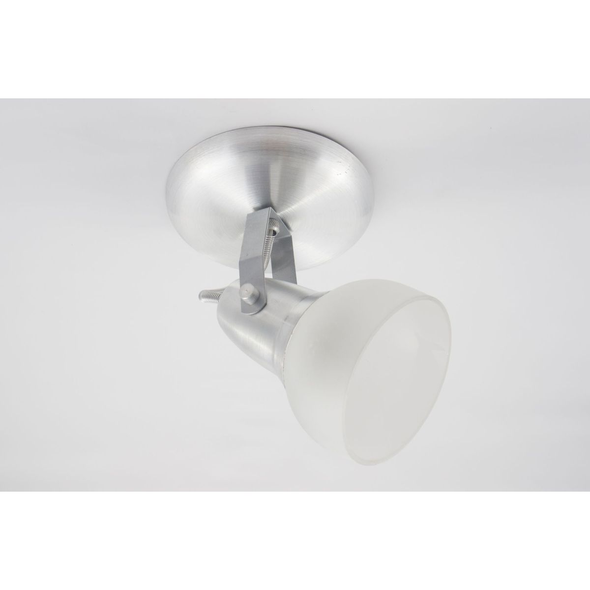 Spot B/1 Escovado Aluminio Vidro ARS Iluminação, marca ARS Iluminação - Foto Principal