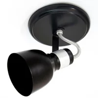 Spot B/1 Cancun Aluminio Preto ARS Iluminação