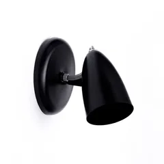 Spot B/1 Sinsinati Aluminio Preto ARS Iluminação