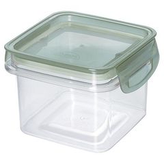 Porta Mantimento Trava Mais Quadrado Cristal 380Ml
