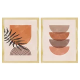 Kit com 2 Quadros sem Vidro Mid Century 45x55cm Kapos