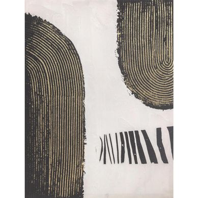 Quadro Decorativo Canvas 80X60 cm  Abstrato Black1 Homy