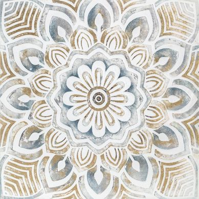 Quadro Decorativo Canvas 80X80 cm Mandala Foil2 Homy