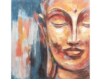 Quadro Decorativo Canvas 100X100 cm Buda 1 Homy