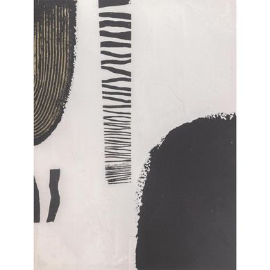 Quadro Decorativo Canvas 80X60 cm Abstrato Black2 Homy