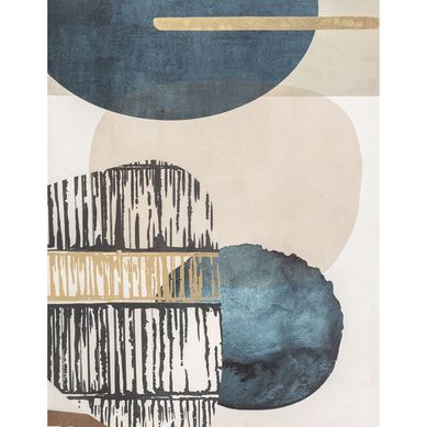 Quadro Decorativo Canvas 80X60 cm Abstrato Color1 Homy