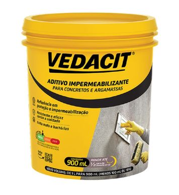 Aditivo Impermeabilizantes para Concreto e Argamassas Pote 900ml Vedacit