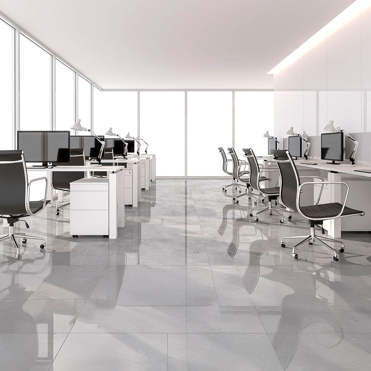 Porcelanato Esmaltado Pulpis Cinza Polido 84X84cm 2.80M Delta, marca Delta - Foto Principal