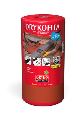 Fita Asfltica Multiuso Terracota Dryko  30Cm X 10M