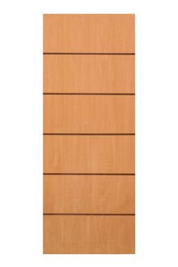 Folha de Porta Madeira Sarrafeada Curupixa Natural 210x70x3,5cm VR-101