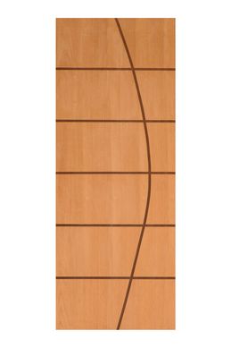 Folha de Porta Madeira Sarrafeada Curupixa Natural 210x92x3,5cm VR-102