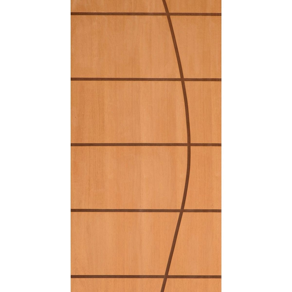 Folha de Porta Madeira Sarrafeada Curupixa Natural 210x62x3,5cm VR-102, marca Alvorada - Foto Principal