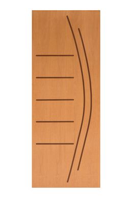 Folha de Porta Madeira Sarrafeada Curupixa Natural 210x60x3,5cm VR-120