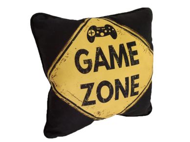 Almofada Veludo Game Zone 42x42cm