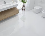 Piso Branco Polido 57X57 Retificado