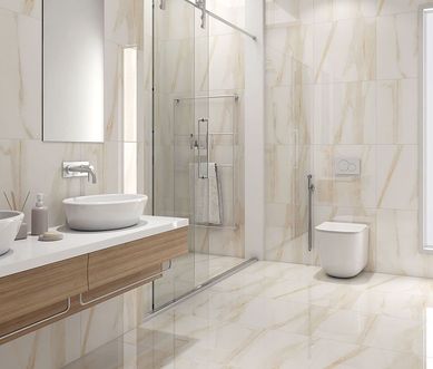 Piso Gold Polido 57X57 Retificado