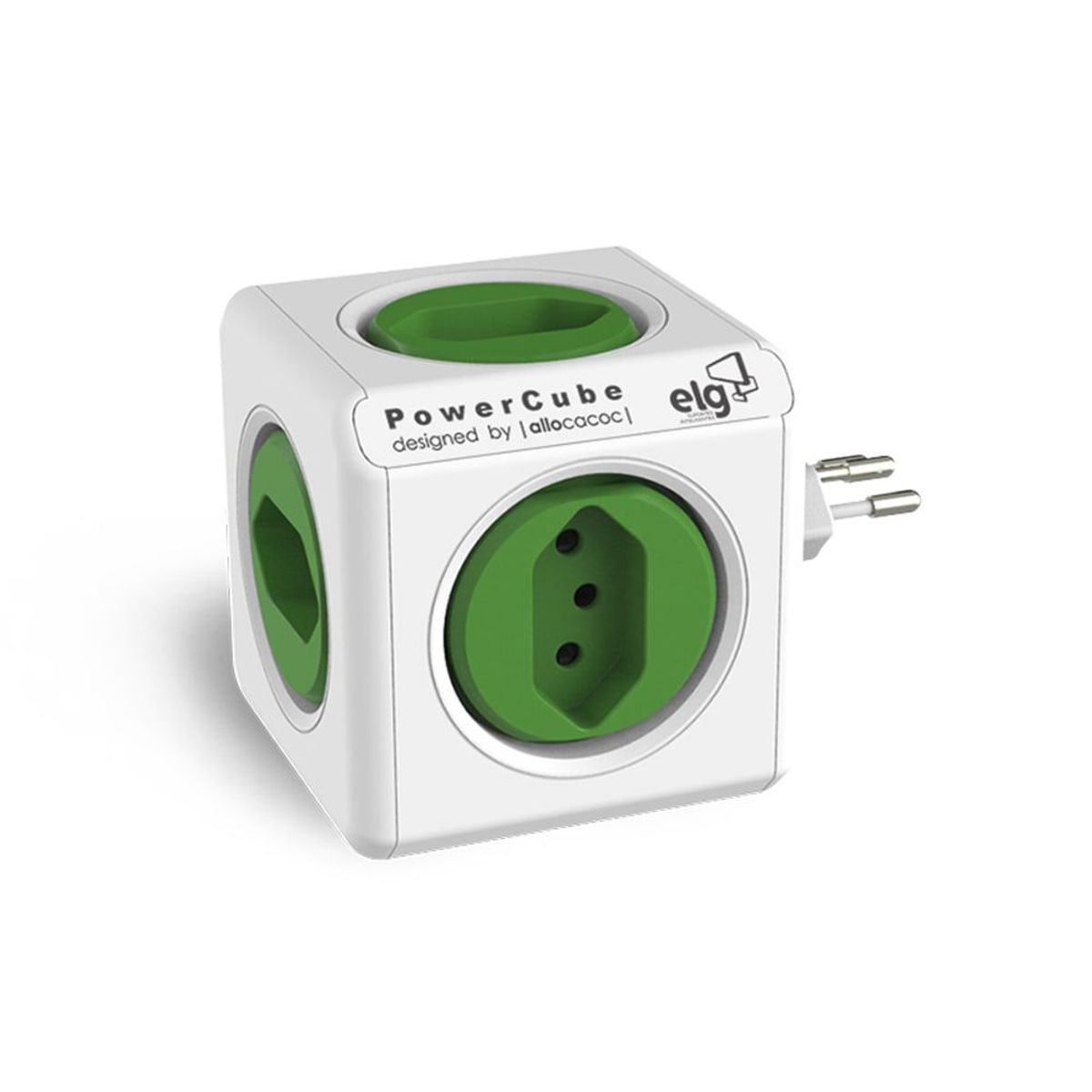 Adaptador Multiplo Bivolt 5 Tomadas Powercube Original - Pwc-R5 Elg, marca Elg - Foto Principal