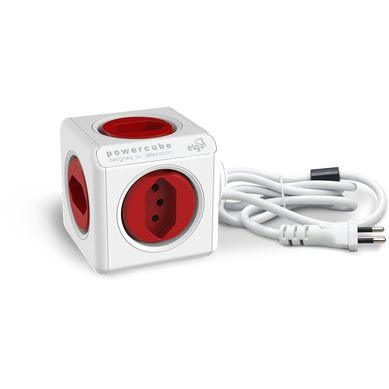 Adaptador Mltiplo 5 Tomadas Powercube Pwc-X5/3M Vermelho Elg