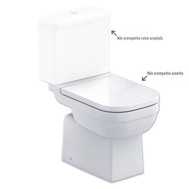 Vaso Sanitrio para Caixa Acoplada Elite Branco Celite